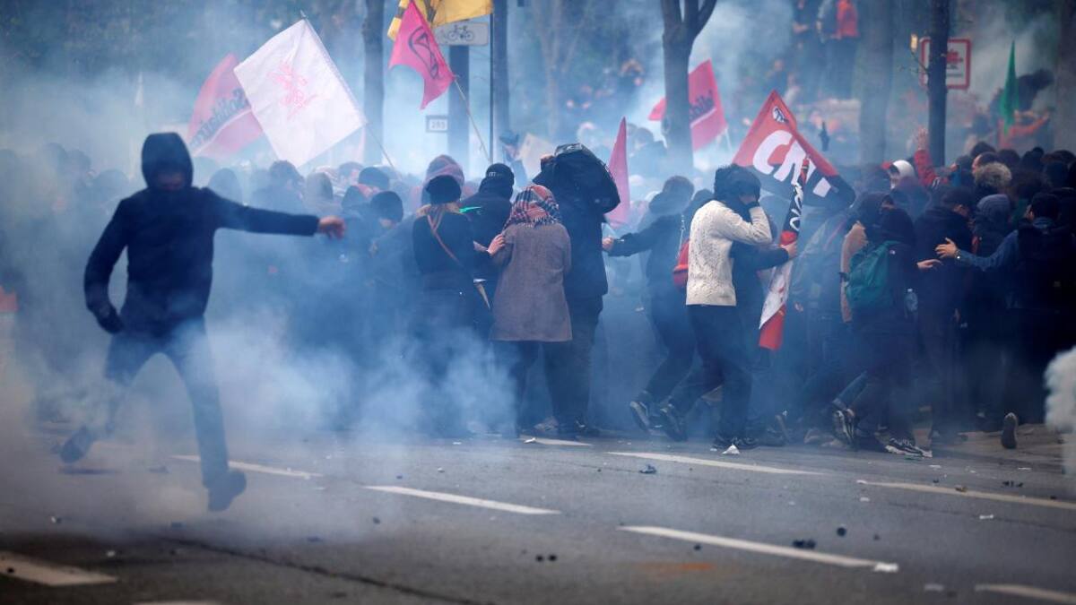 Siguen las protestas en Francia. Foto: Reuters.