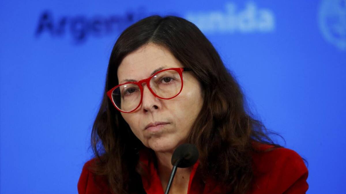 Silvina Batakis, Ministra de Economía, Gobierno, conferencia, foto NA