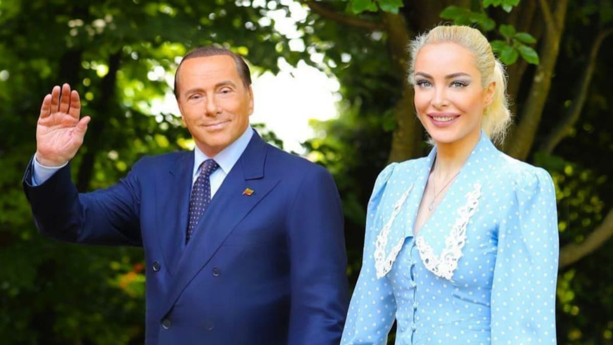 Silvio Berlusconi y Marta Fascina. Foto: Instagram/mf9milan.