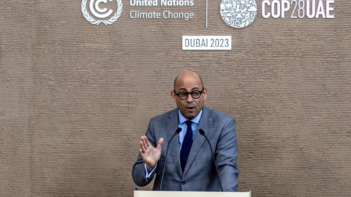 Simon Stiell, secretario ejecutivo de la Convención Marco de la ONU para el Cambio Climático. Foto: EFE.