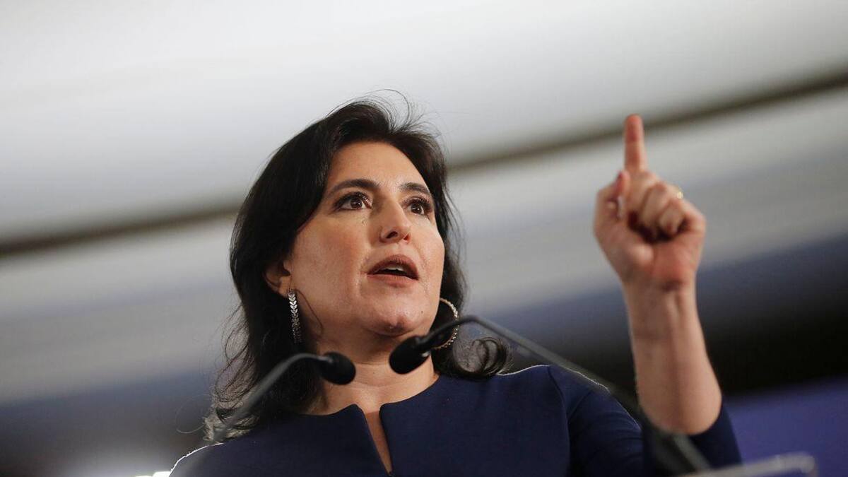 Simone Tebet, elecciones en Brasil. Foto: REUTERS