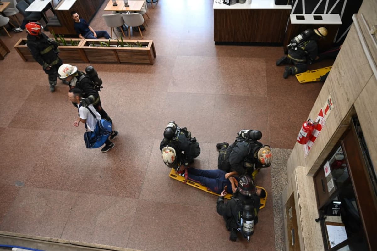 Simulacro de la Corte Suprema de Justicia en Comodoro Py