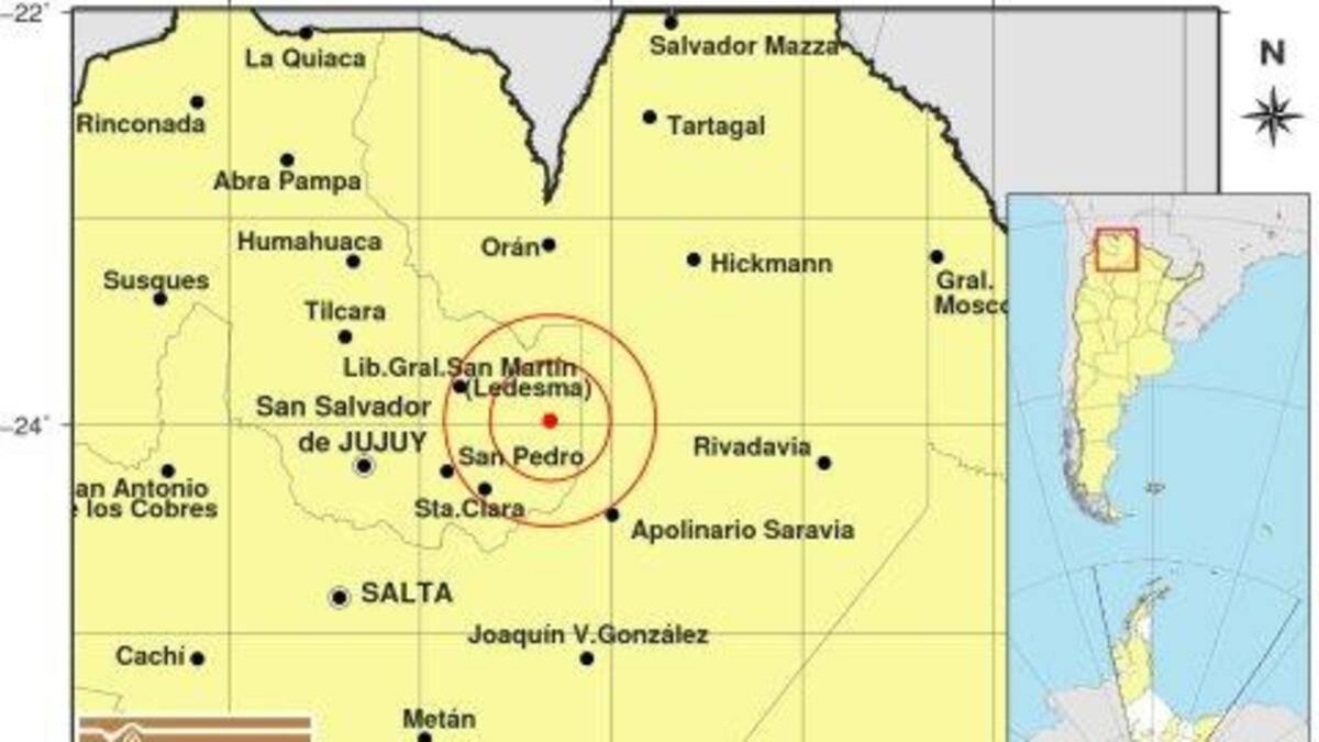 Sismo en Jujuy, INPRES