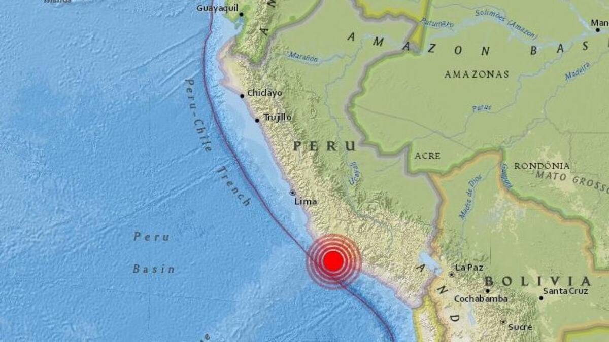 Sismo en Perú