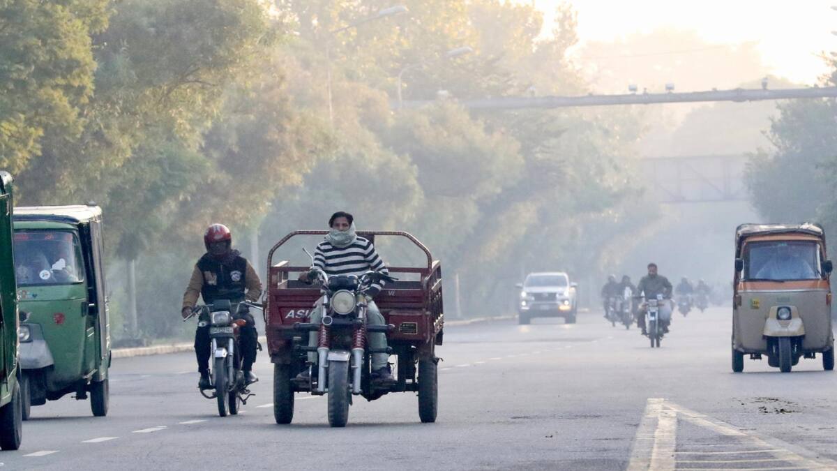 Smog en Pakistán. Foto: EFE.