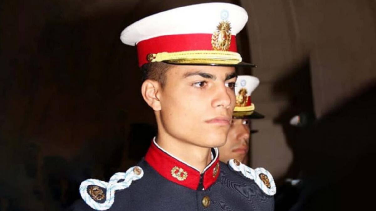 Soldado asesinado en bautismo. Foto: NA.