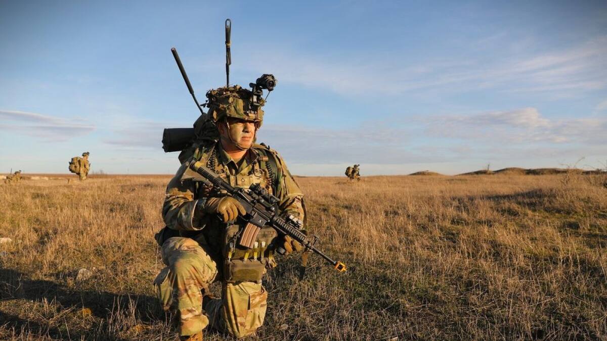 Soldado estadounidense. Foto: Instagram @usarmy