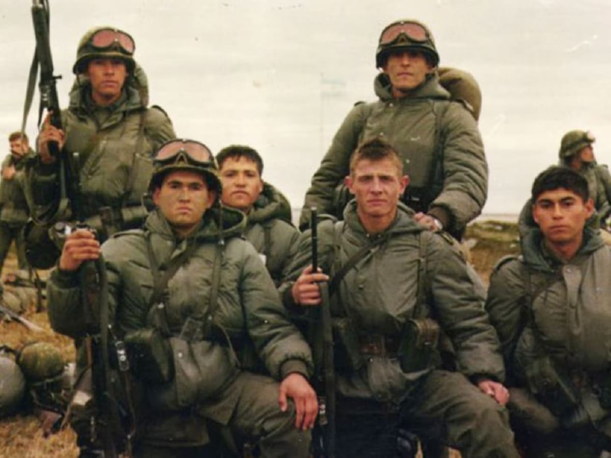 Soldados argentinos en Malvinas