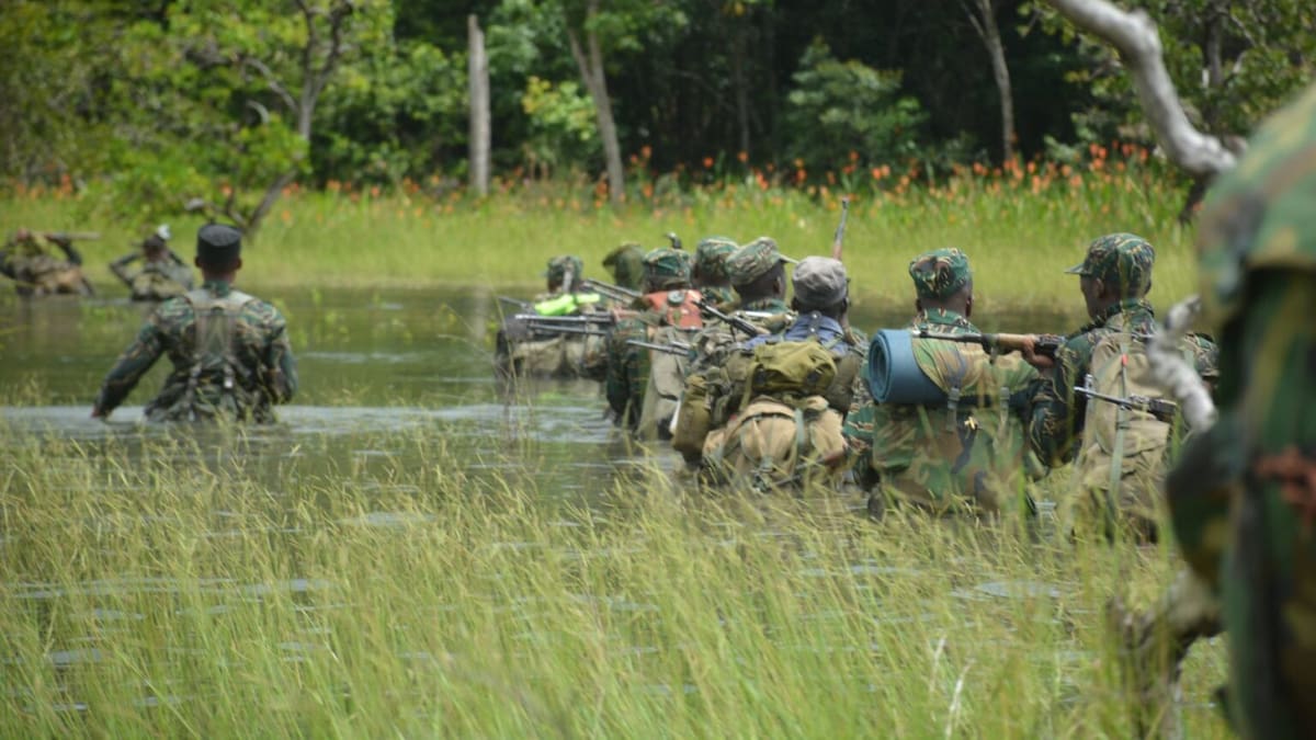Soldados de la Fuerza de Defensa de Guyana. Foto: Fuerza de Defensa de Guyana