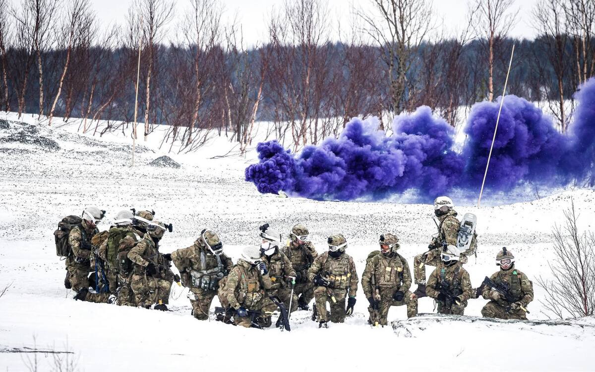 Soldados de la OTAN en el Ártico. Foto: Instagram @nato