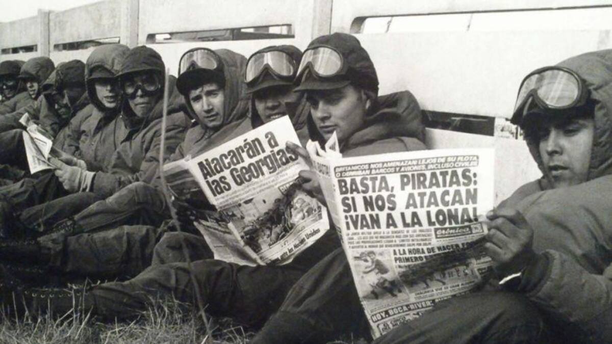 Soldados en la Guerra de Malvinas