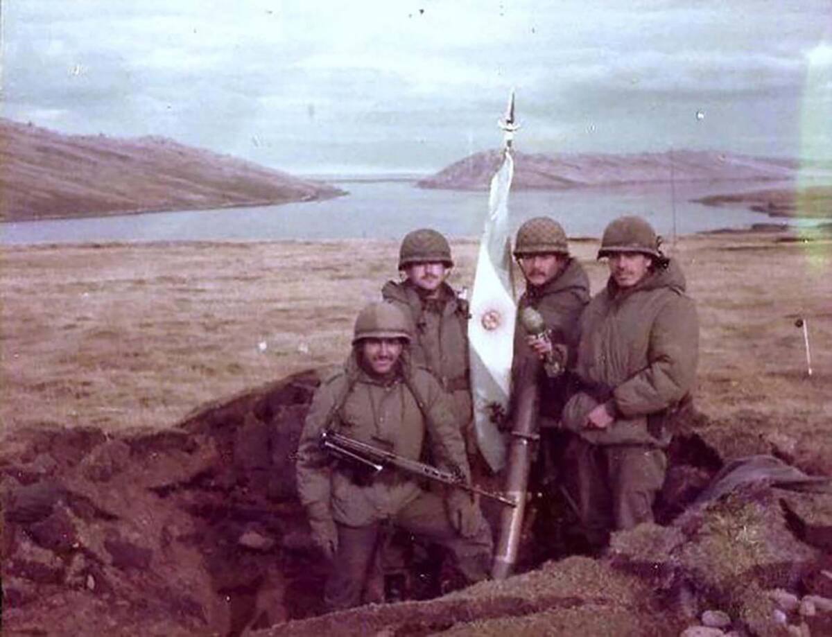 Soldados en Malvinas. Foto: argentina.gob.ar