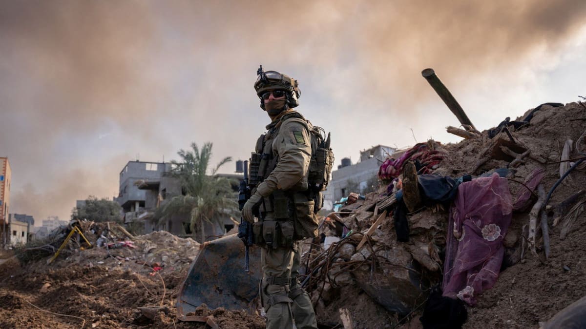 Soldados israelíes en Gaza. Foto: Reuters