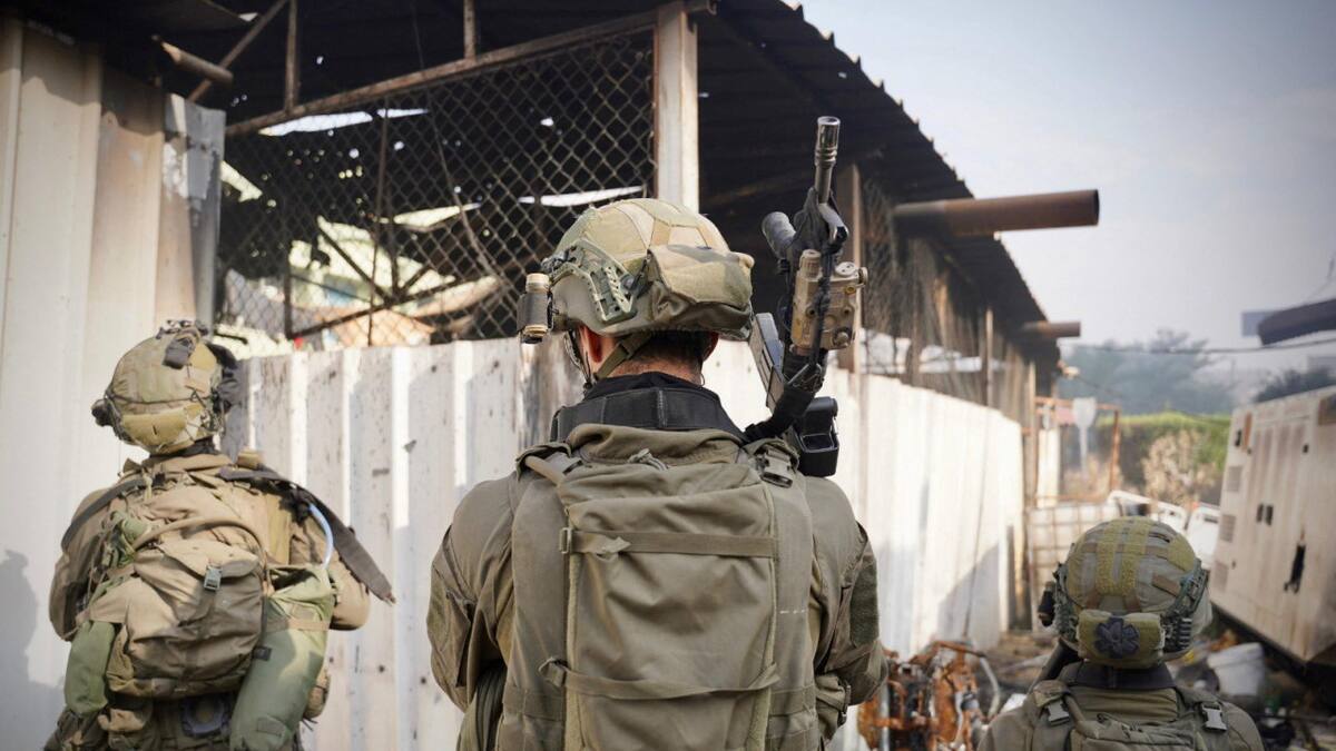 Soldados israelíes en la Franja de Gaza: Foto: Reuters