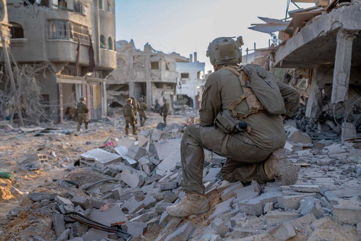 Soldados israelíes en la Franja de Gaza. Foto: Reuters.