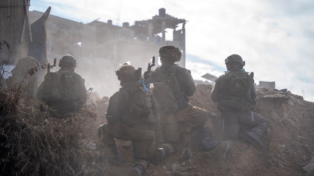 Los soldados israelíes localizan y destruyen los pasos subterráneos. Foto: Reuters