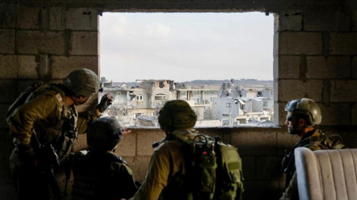 Soldados israelíes en la Franja de Gaza: Foto: X @idfonline