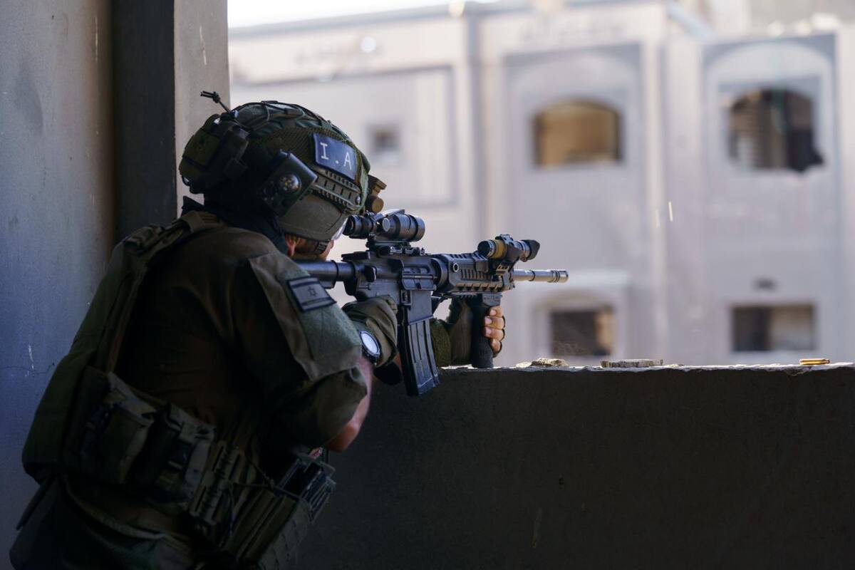 Soldados israelíes en la Franja de Gaza; guerra Israel-Hamás: Foto: X @idfonline
