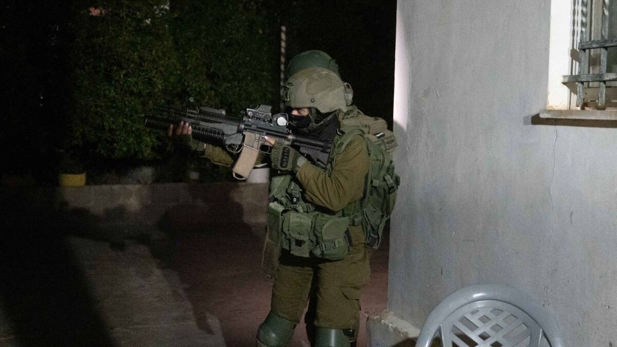 Soldados israelíes en la Franja de Gaza; guerra Israel-Hamás: Foto: X @idfonline