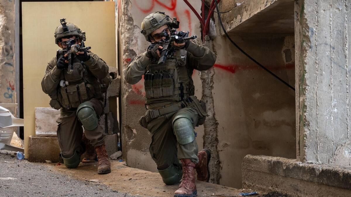 Soldados israelíes en la Franja de Gaza; guerra Israel-Hamás: Foto: X @idfonline