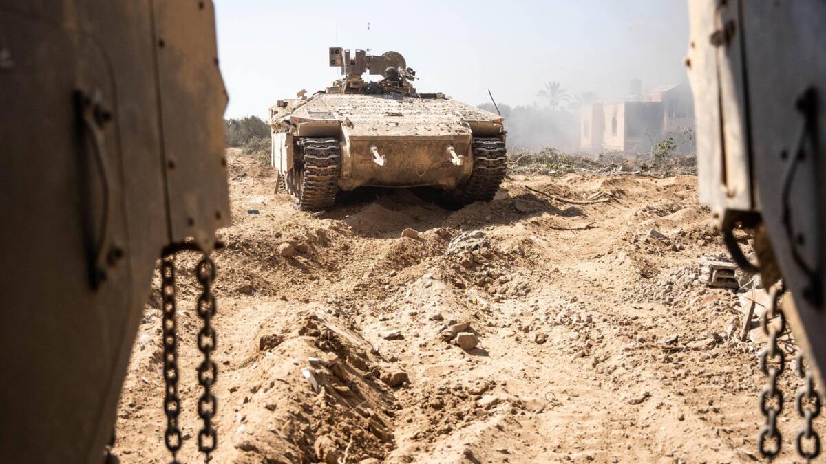 Soldados israelíes en la Franja de Gaza; guerra Israel-Hamás: Foto: X @idfonline