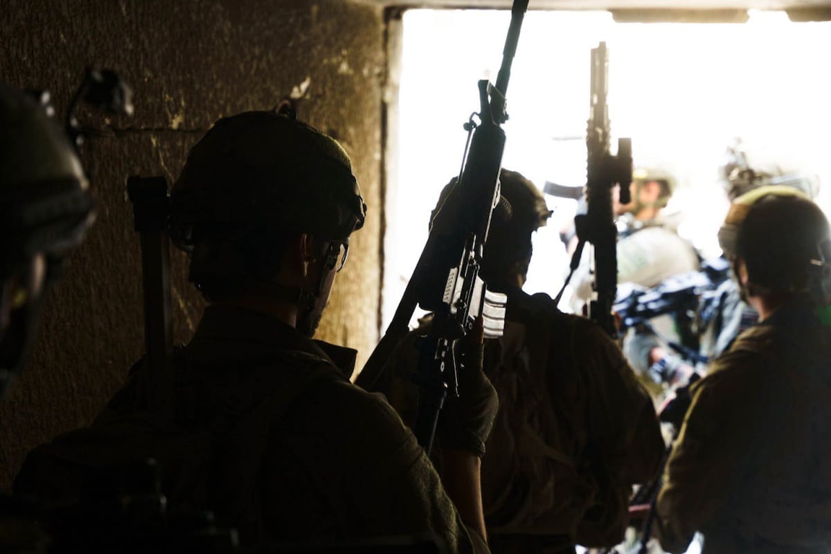 Soldados israelíes en la Franja de Gaza; guerra Israel-Hamás: Foto: X @idfonline