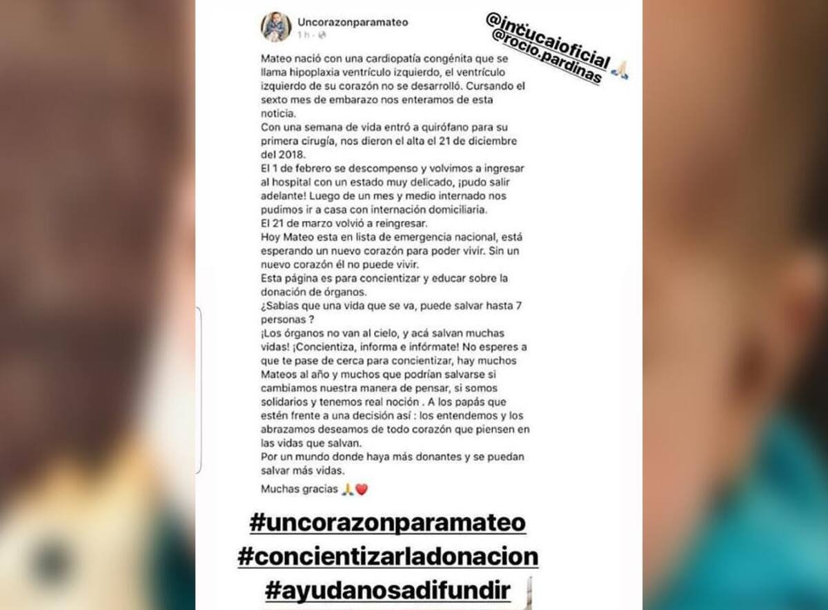 Solidaridad: Un corazón para Mateo