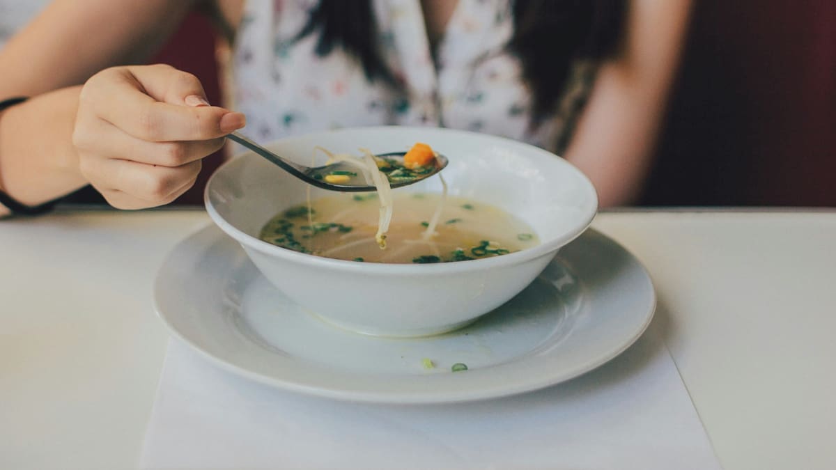 Sopa de tomillo. Fuente: Unsplash