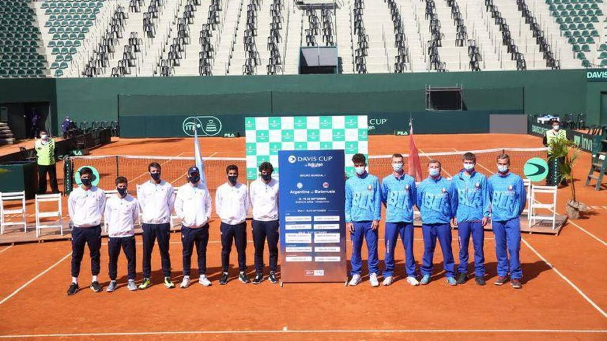 Sorteo de Copa Davis entre Argentina y Bielorrusia