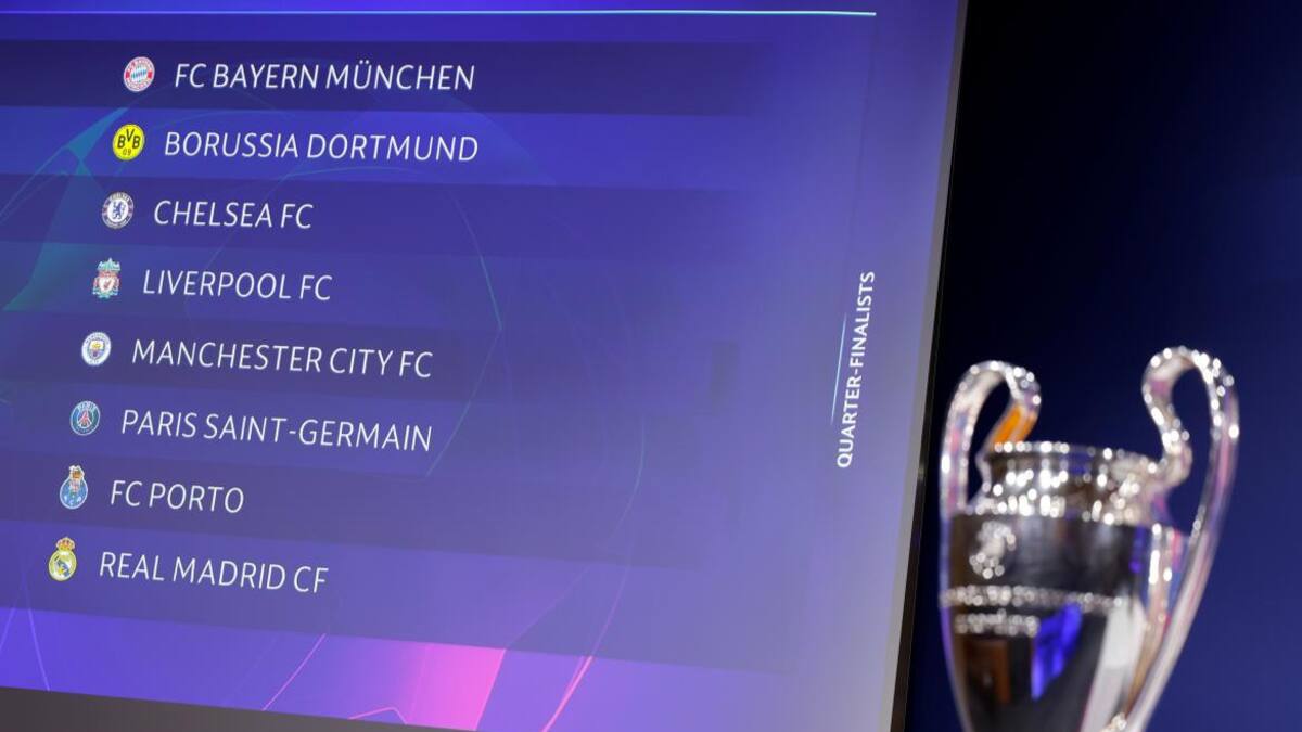 Sorteo de cuartos de final de Champions League 2021, REUTERS