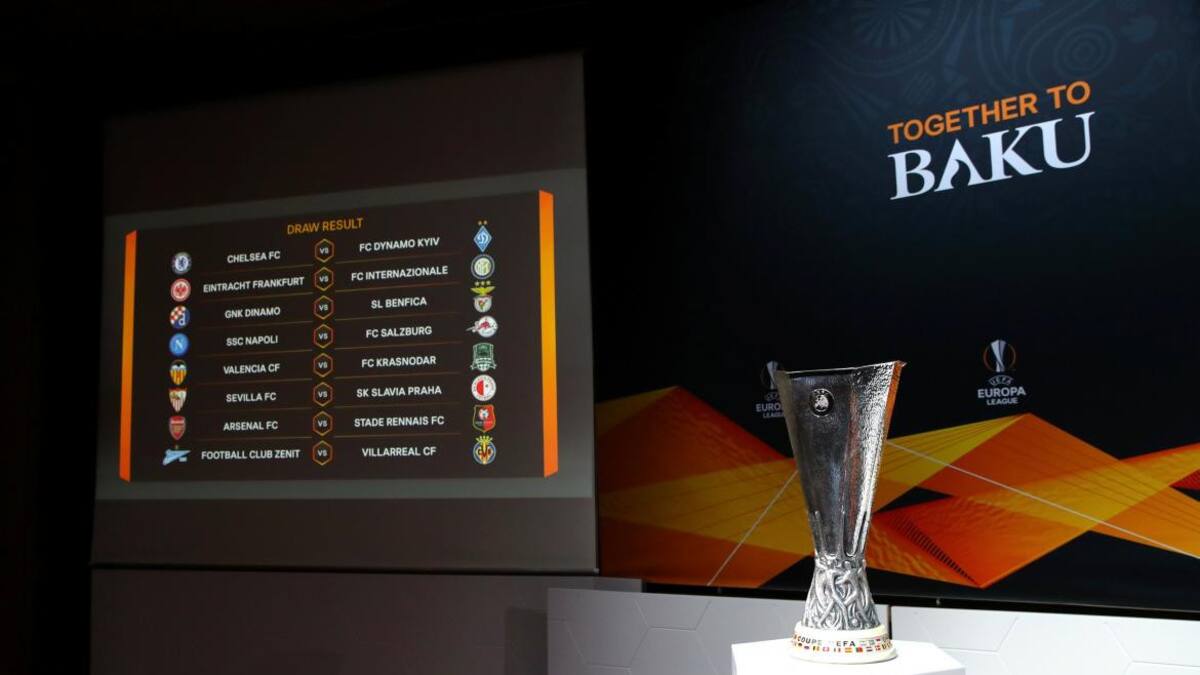Sorteo de octavos de final de Europa League (Reuters)