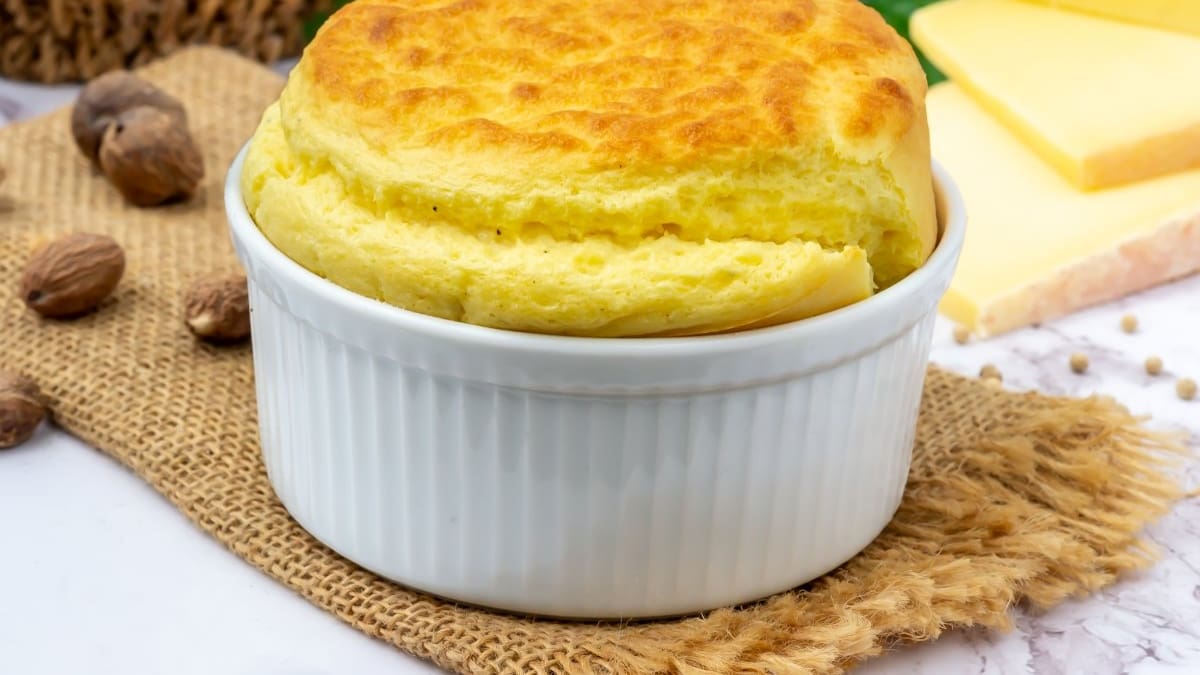 Soufflé de queso.