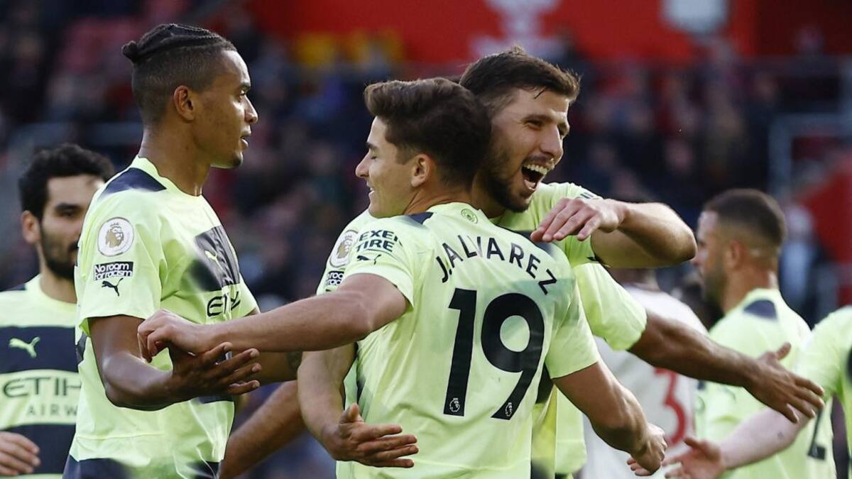 Southampton vs Manchester City, Premier League. Foto: Reuters