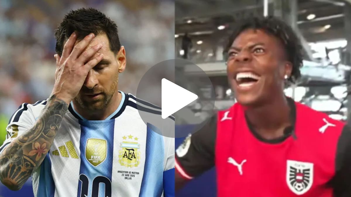 Speed festejó el penal que erró Messi ante Austria y su reacción fue viral: baile, backflip y tristeza en el final