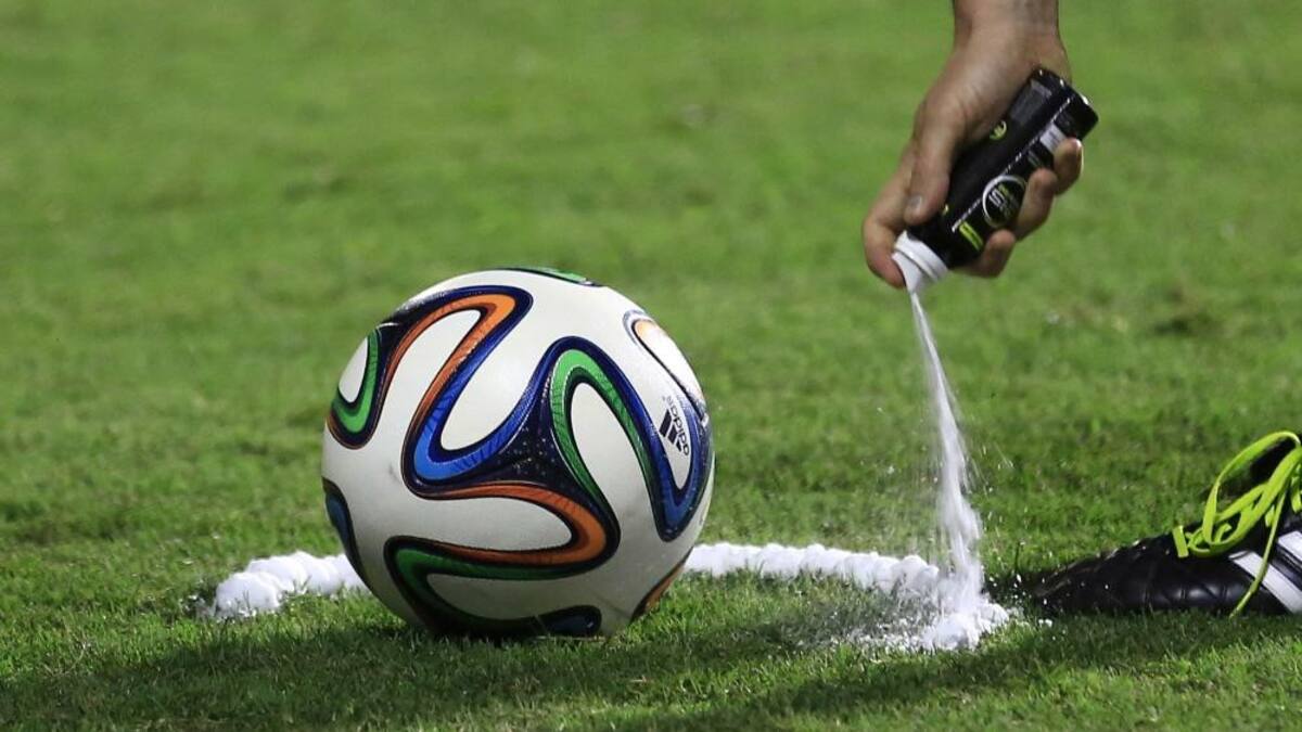 Spray para el fútbol