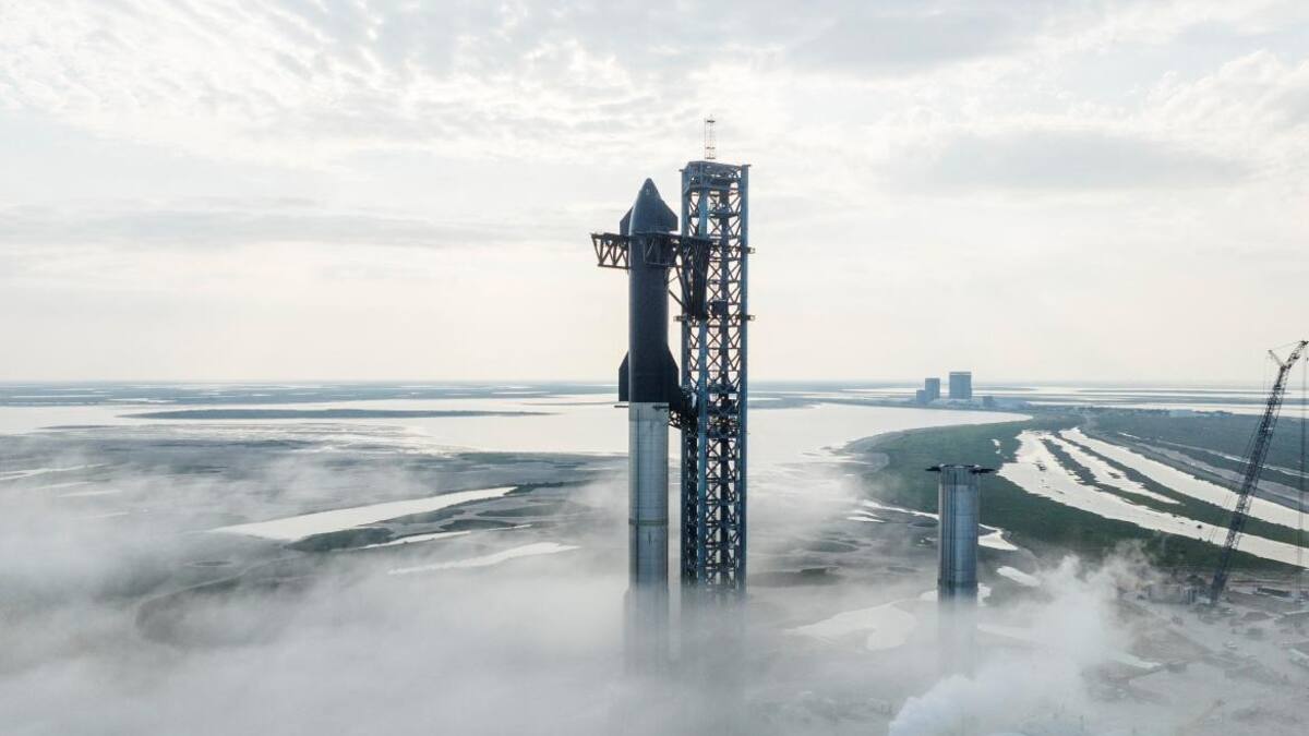 Starship lanzándose al espacio. Foto: Reuters.