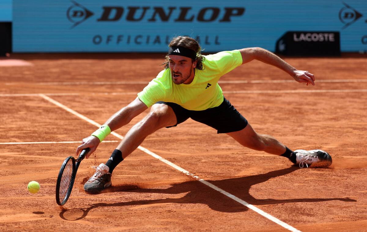 Stefanos Tsitsipas. Foto: Reuters/Violeta Santos Moura