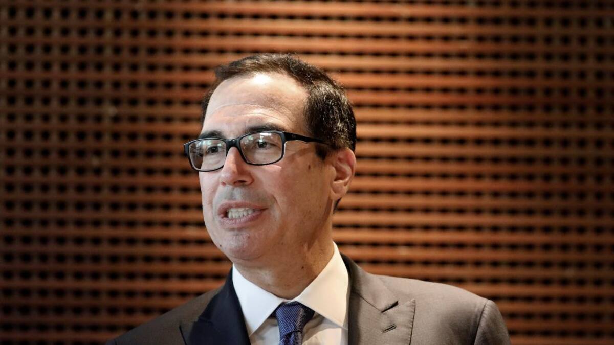 Steven Mnuchin, secretario del Tesoro de Estados Unidos (Reuters)