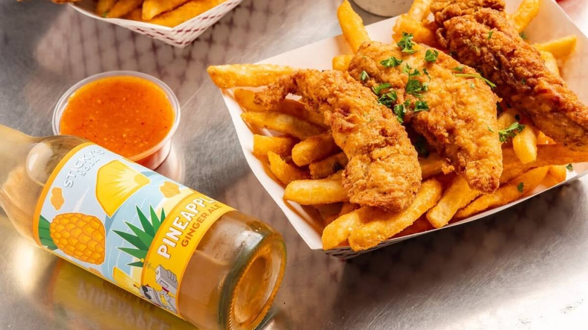 La empresa de pollo que anunció la quiebra. Foto Instagram @stickysfingerjoint