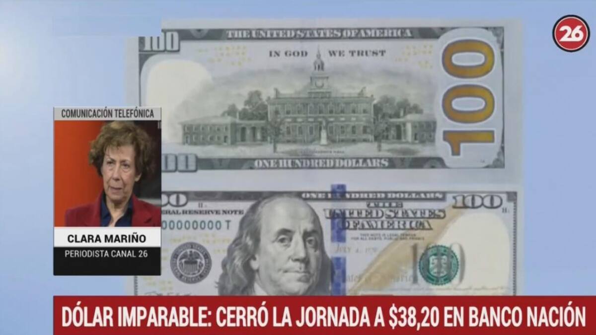 Suba del dólar - Clara Mariño - Economía - Canal 26