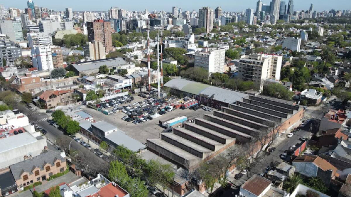 El predio que se subastará en Belgrano