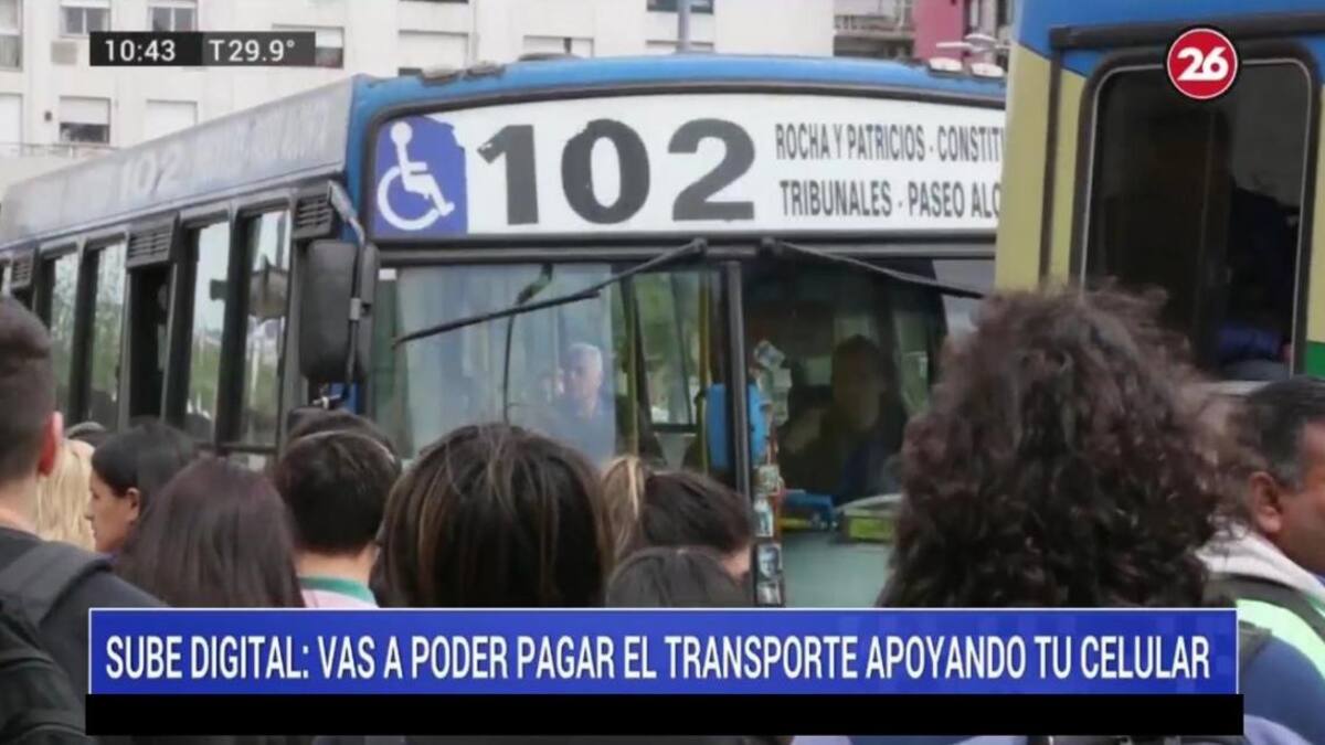 SUBE digital, nueva aplicación, Canal 26