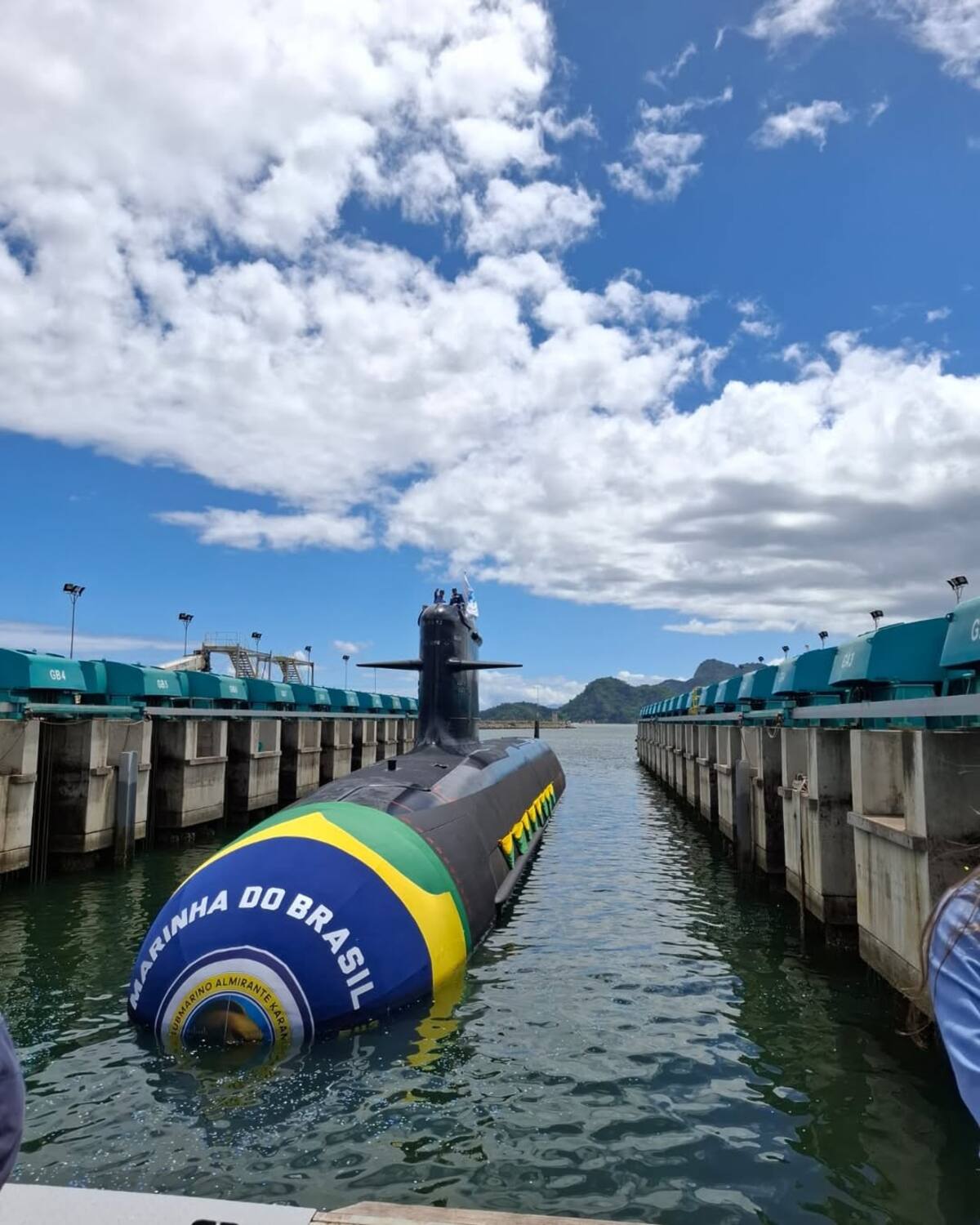 Submarino Almirante Karam de Brasil.