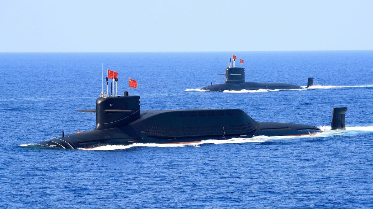 Submarino de China. Foto: Reuters.