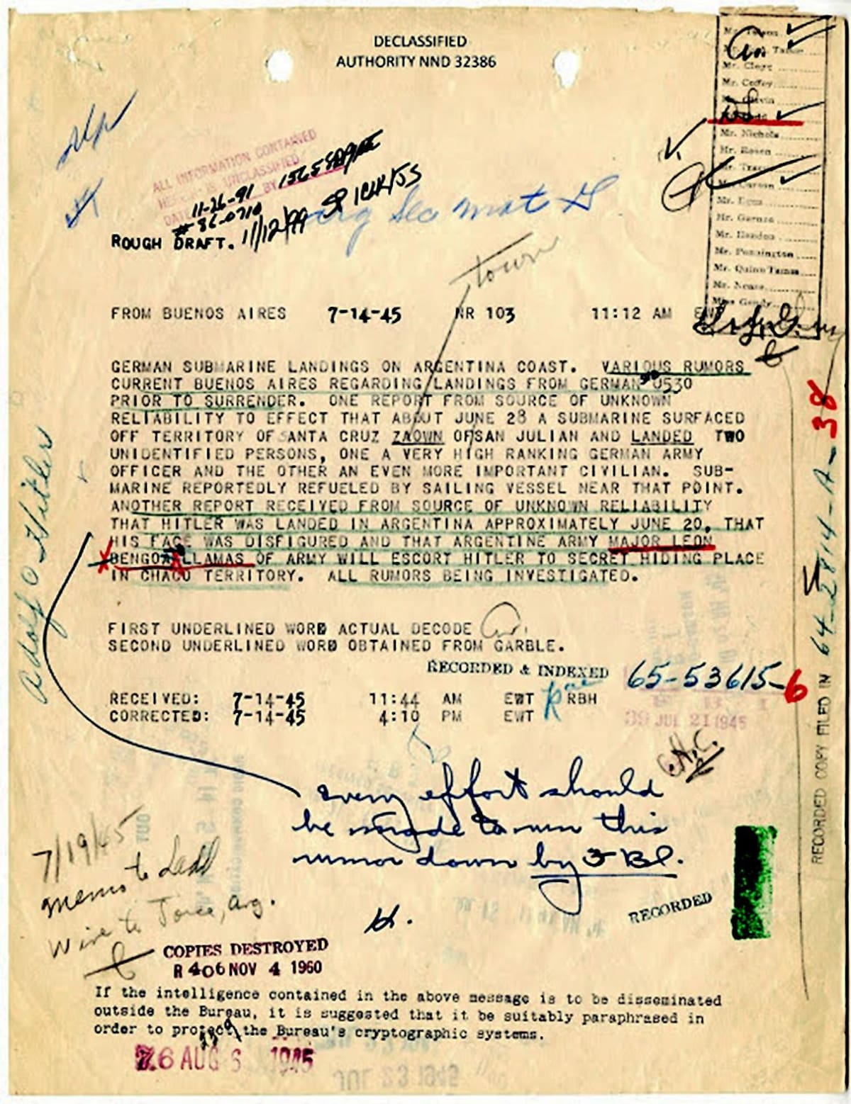 Submarino nazi U530 en Argentina