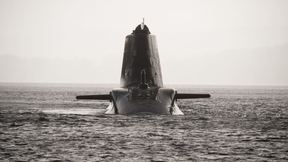 Submarino nuclear del Reino Unido. Foto: Submarine Delivery Agency