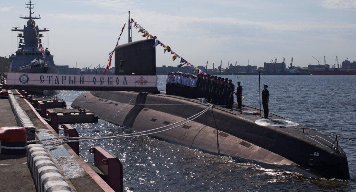 Submarino Stari Oskol. Foto Twitter @sputnikmundo.