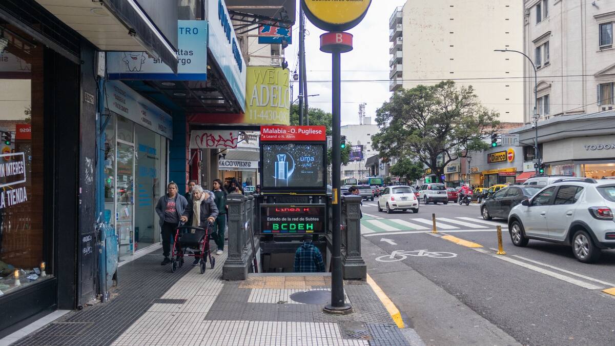 Estación Malabia de la línea B del subte.