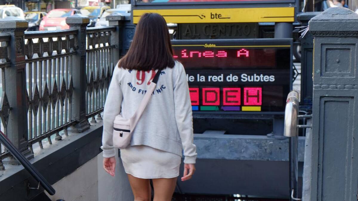 La línea A de subtes no brindará servicio durante el fin de semana largo
