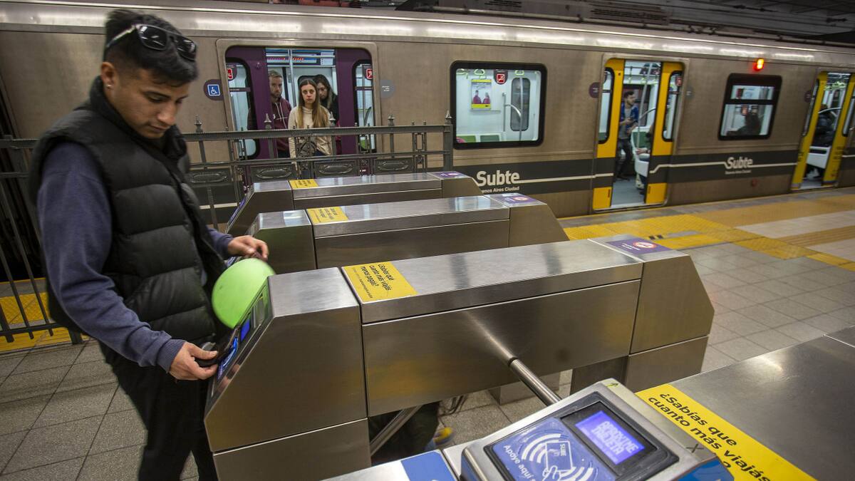 Subte. Foto: NA.